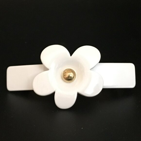 L. Erickson Studded Daisy Barrette - Picture 14 of 14